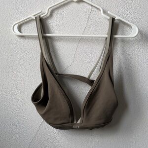 Set active luxform layered triangle Bra